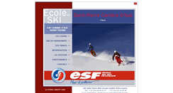 Desktop Screenshot of esf-cambredaze.fr